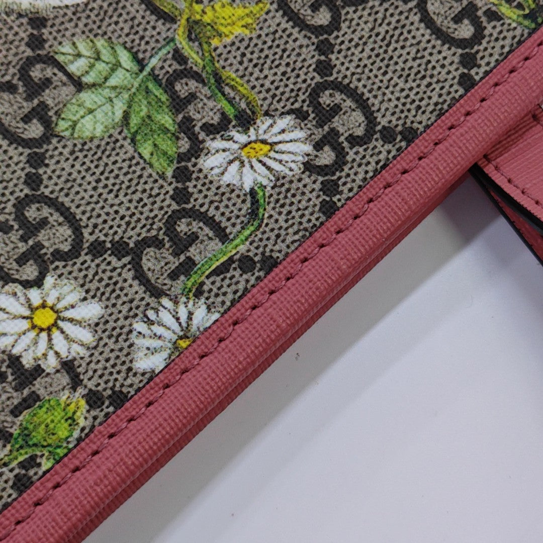 Monogram Coated Canvas Tote Bag Beige