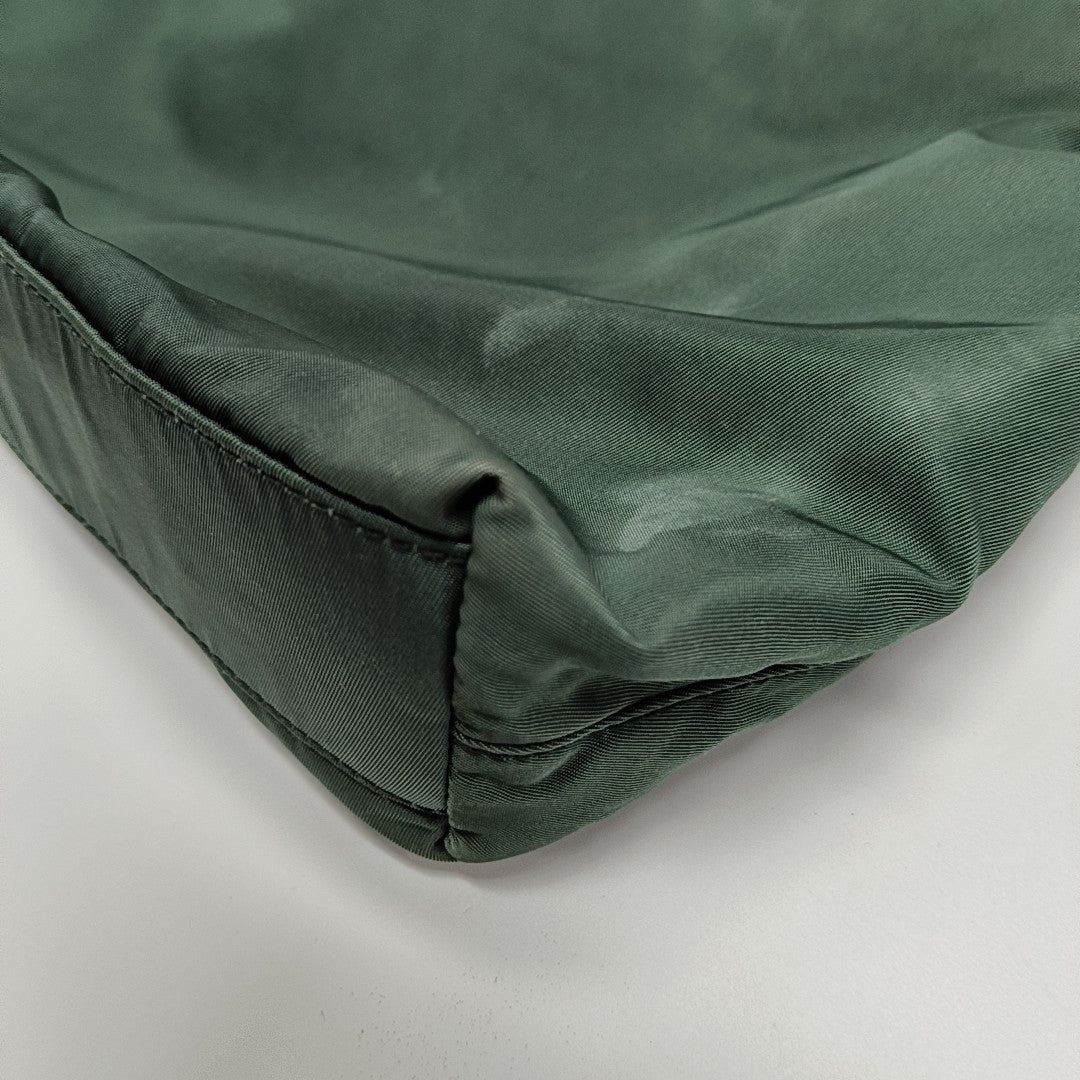 Nylon Tote Bag Green