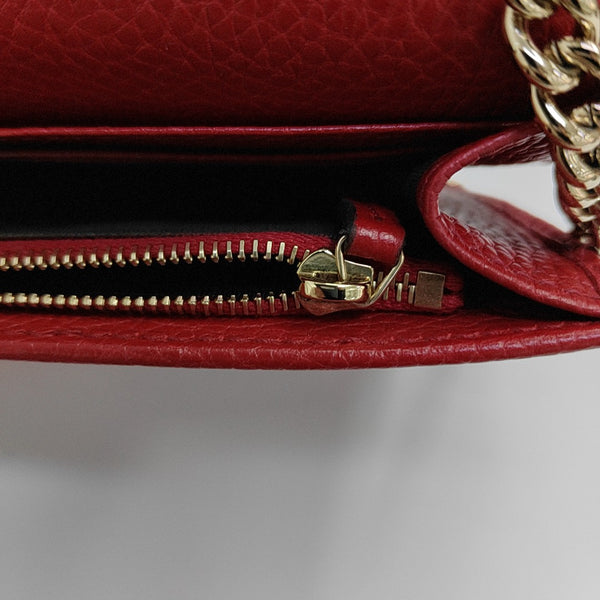 Soho Small Calfskin Red