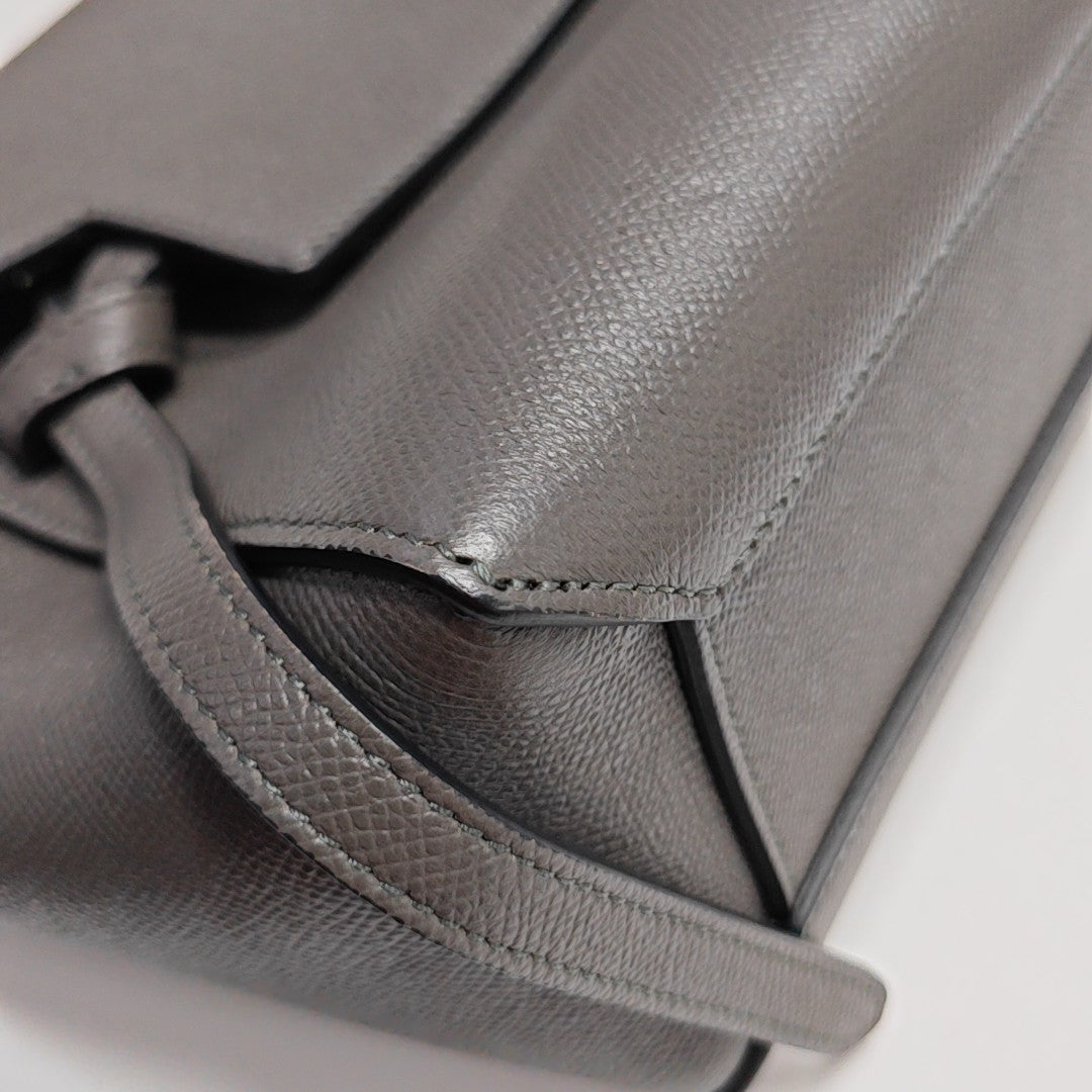 BELT Nano Calfskin Gray