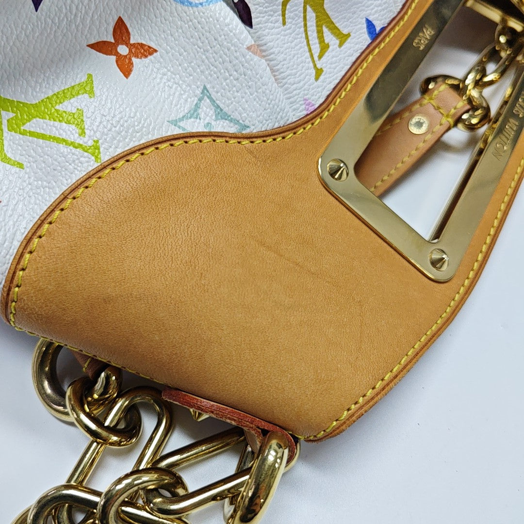 LV × TM JUDY PM Monogram Coated Canvas White