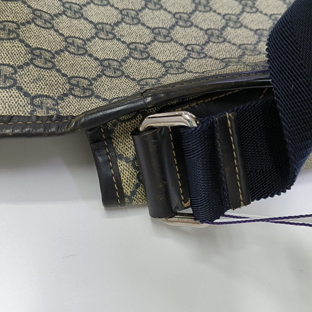 Monogram Coated Canvas Shoulder Bag Beige