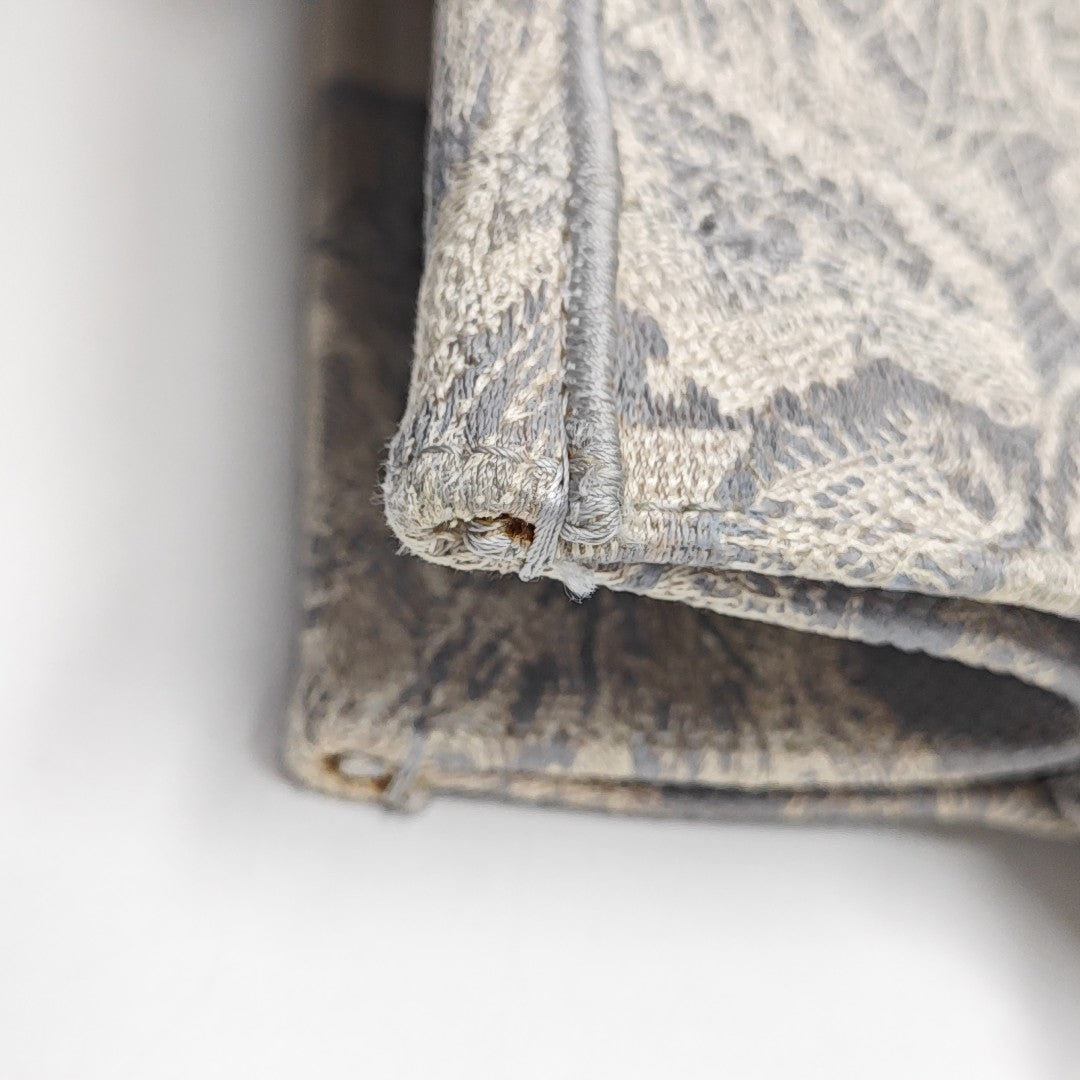 Book Tote Medium Fabric Gray