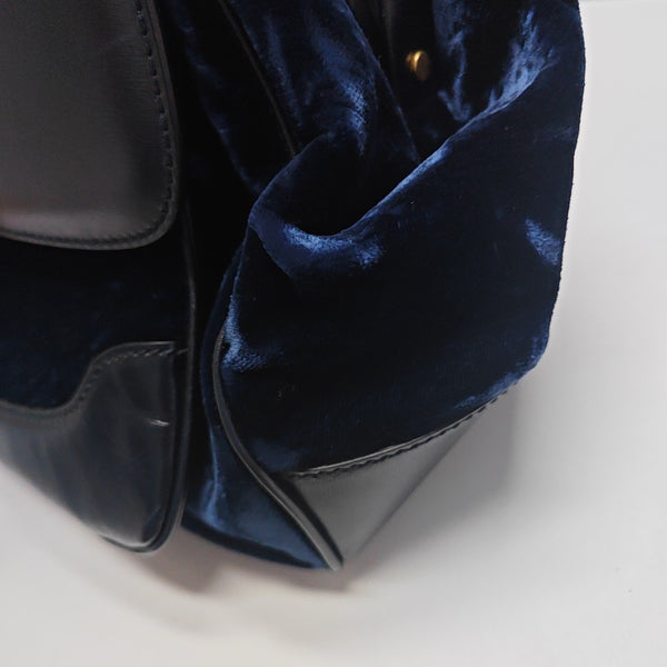 Calfskin Tote Bag Blue