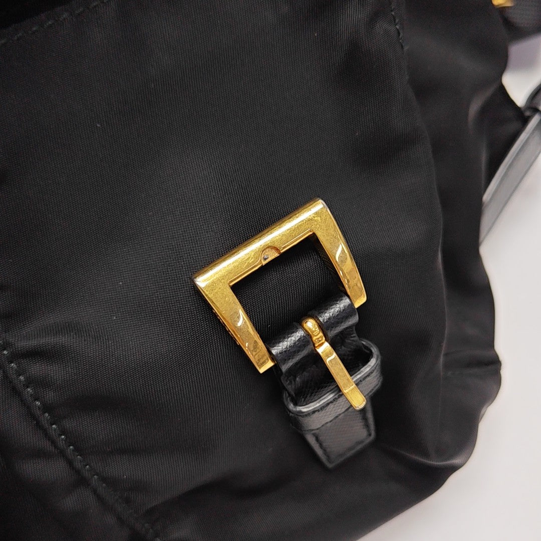 Nylon Backpack Black