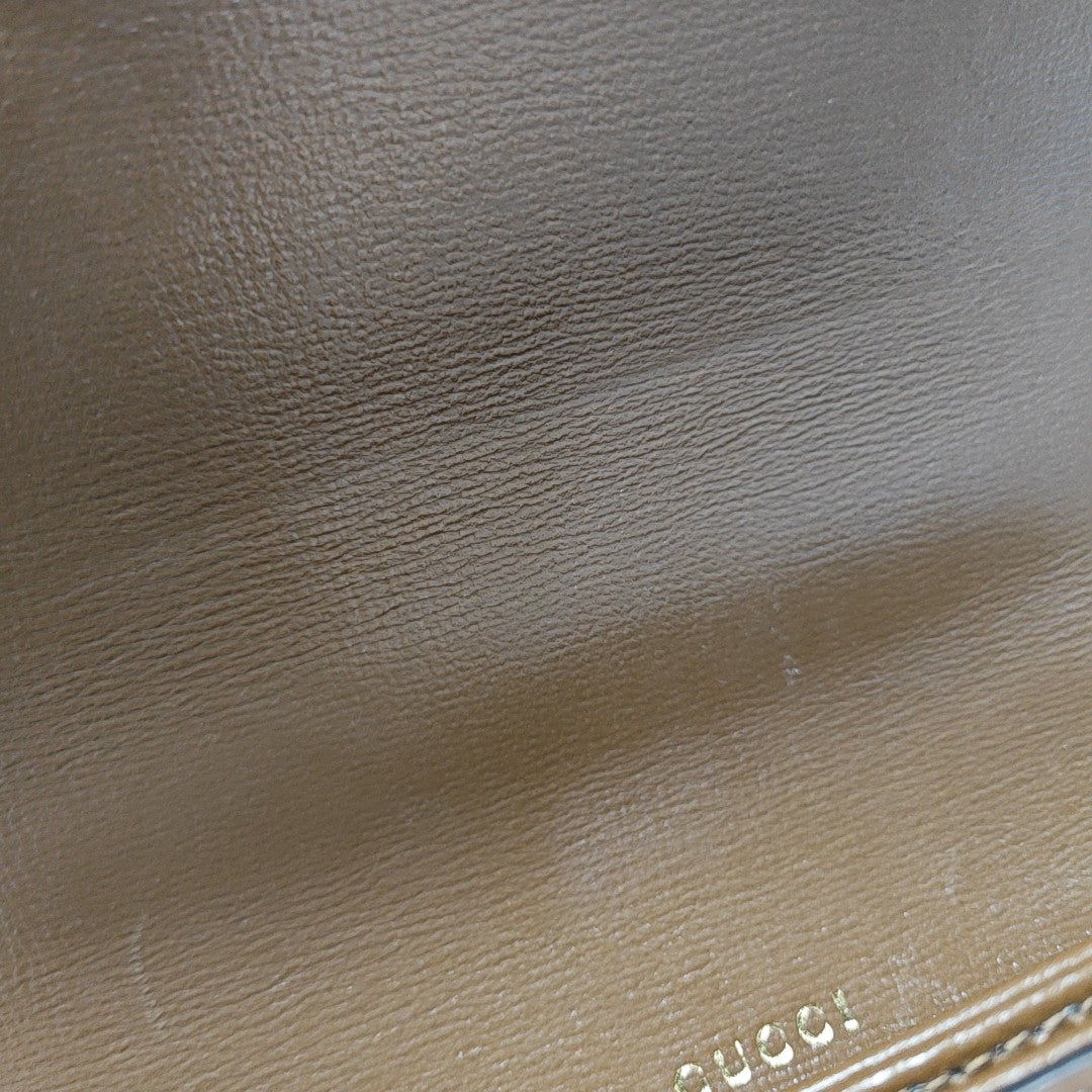 Horsebit 1955 Mini Monogram Coated Canvas Beige