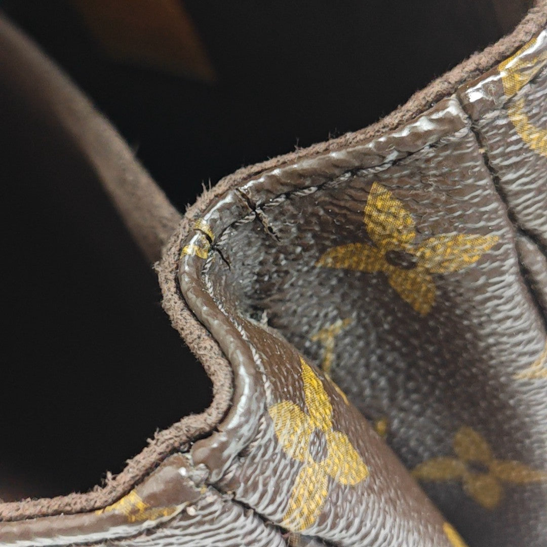 MÉTIS MM Monogram Coated Canvas Brown