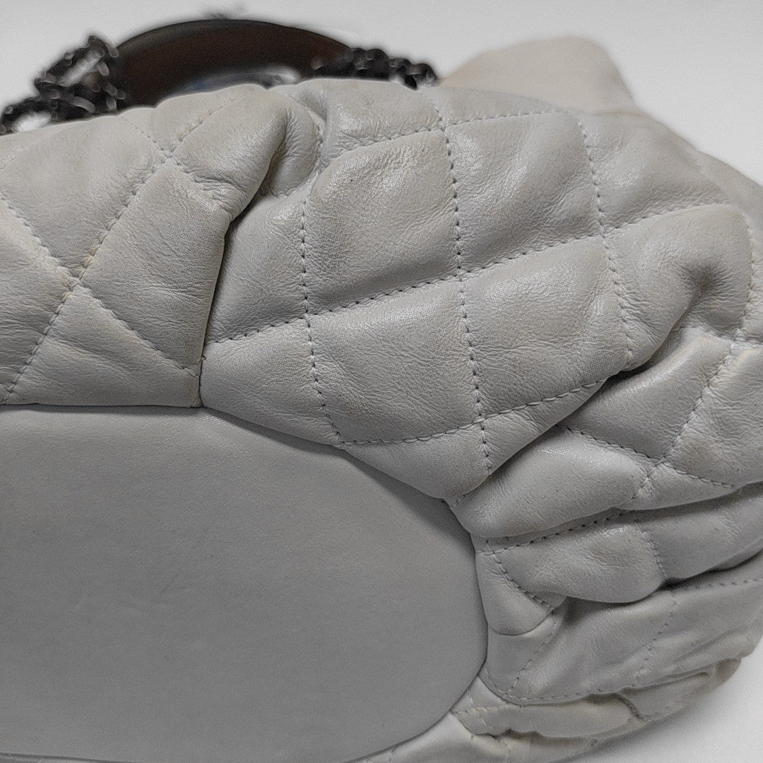 THE MIX Quilted Calfskin White