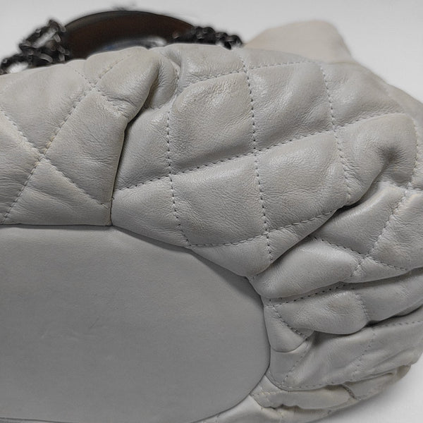 THE MIX Quilted Calfskin White