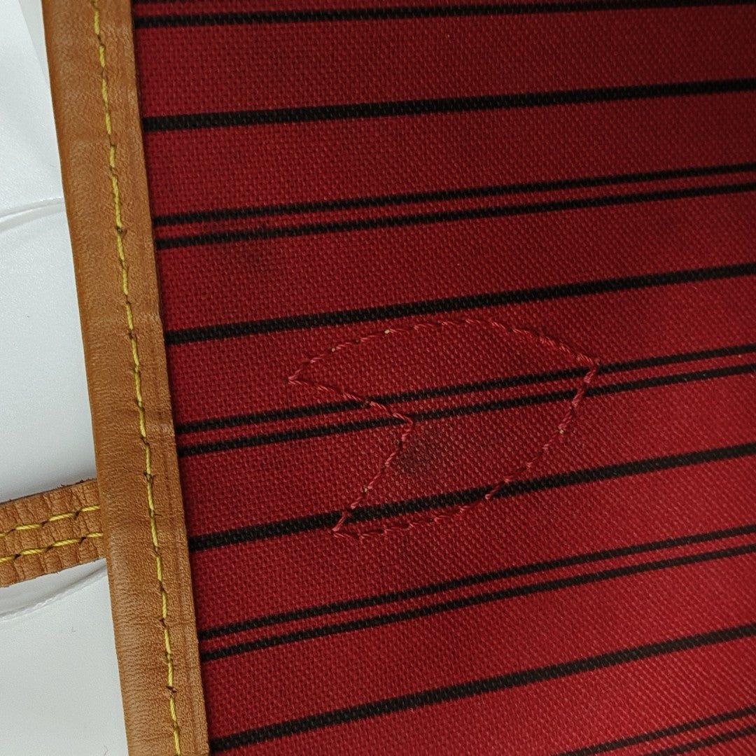 NEVERFULL MM Monogram Coated Canvas Brown