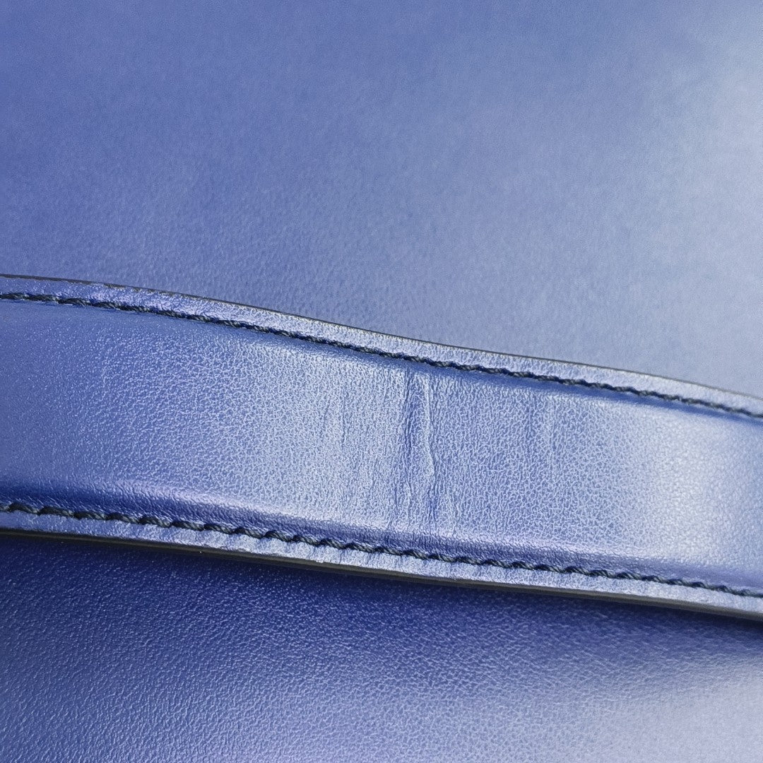 Calfskin Clutch Blue