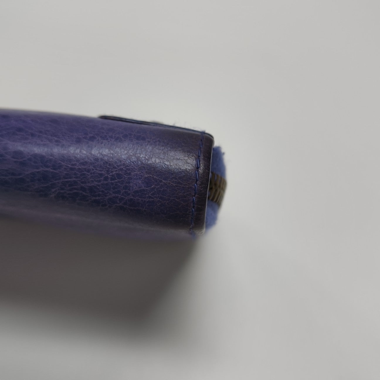 Classic City Lambskin Purple Wallet