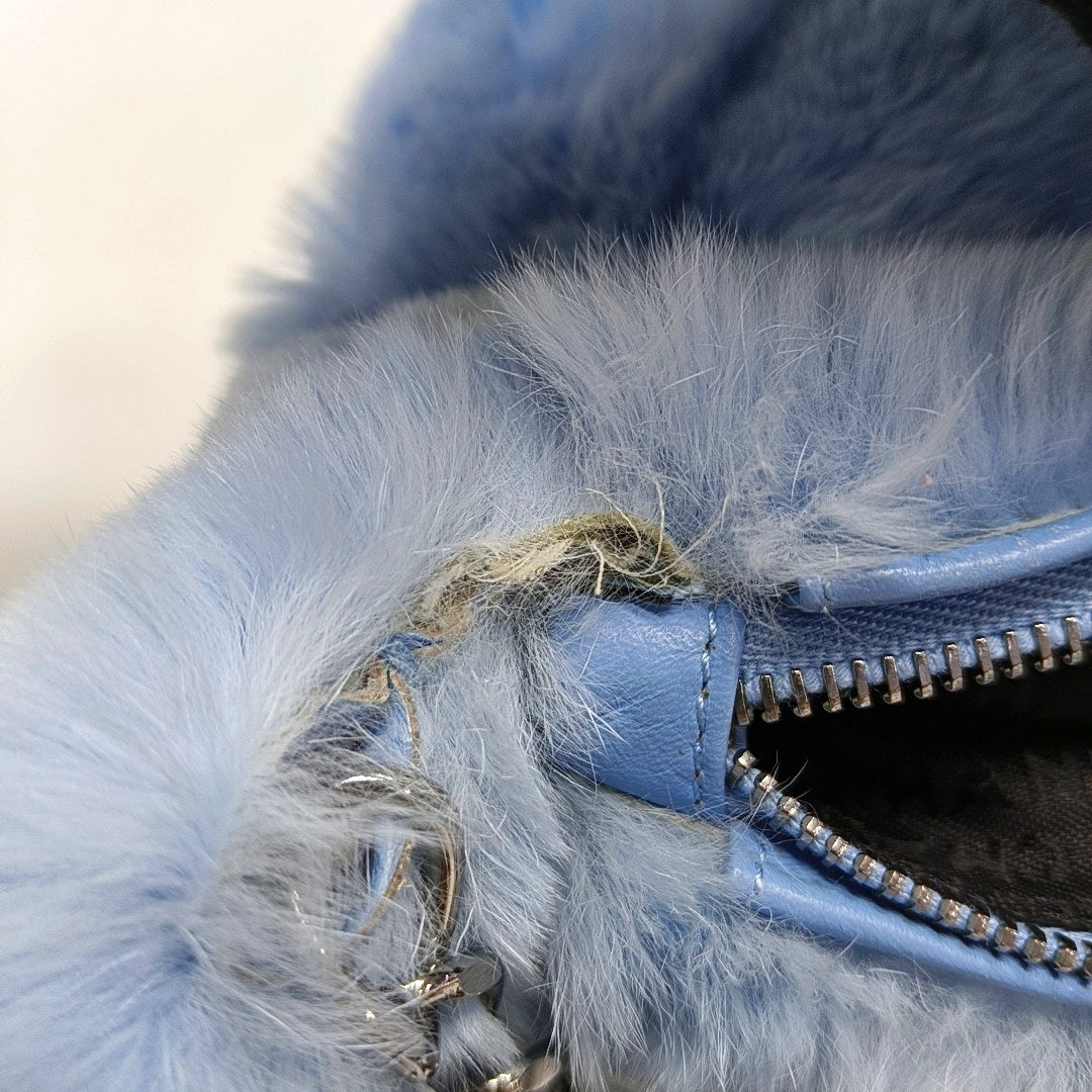Rabbit Fur Blue