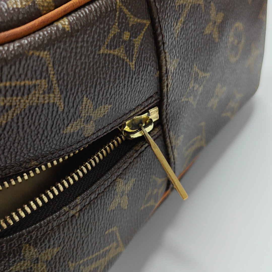 CITE GM Monogram Coated Canvas Brown