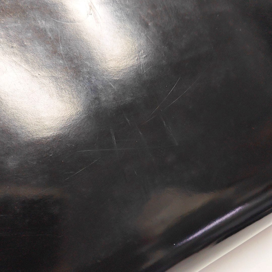 Interlocking G Large Patent Leather Black