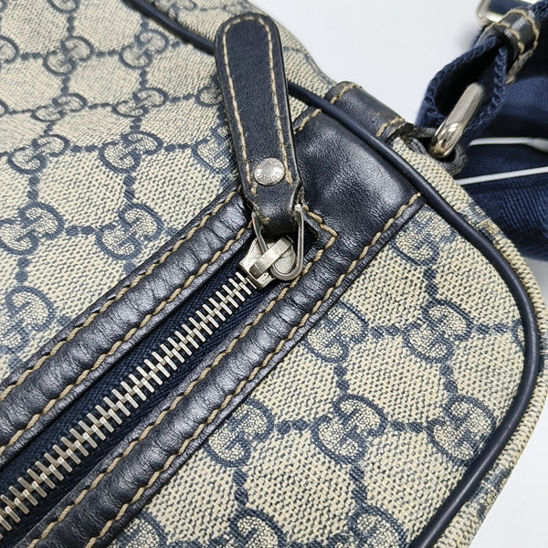 Monogram Coated Canvas Shoulder Bag Brown