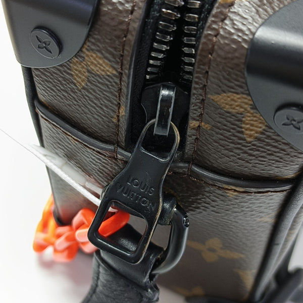 SOFT TRUNK Mini Monogram Coated Canvas Brown