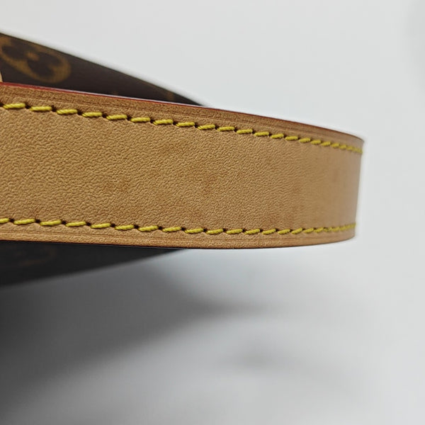 HILLS Monogram Coated Canvas Brown