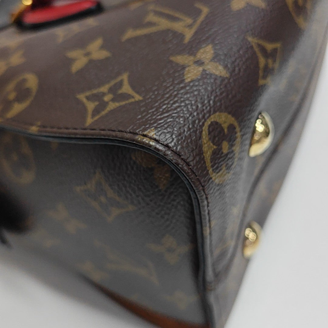 TUILERIES Monogram Coated Canvas Brown