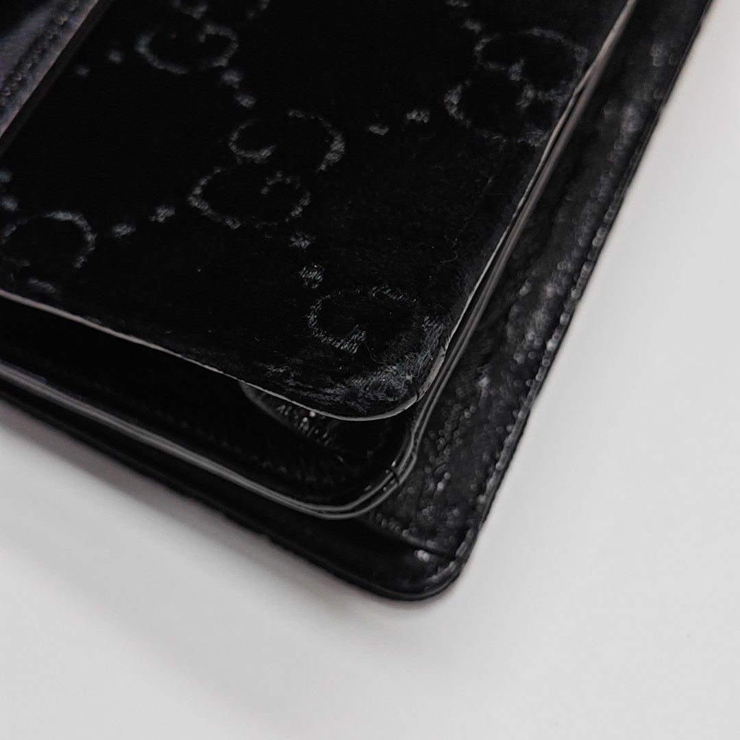 Dionysus Small Monogram Velvet Black