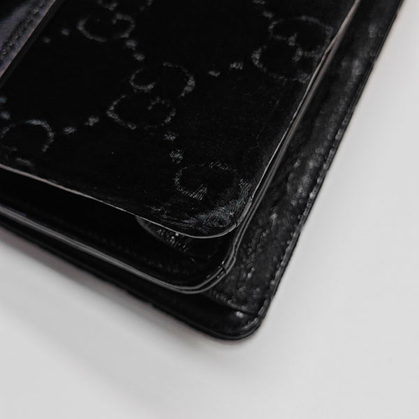 Dionysus Small Monogram Velvet Black