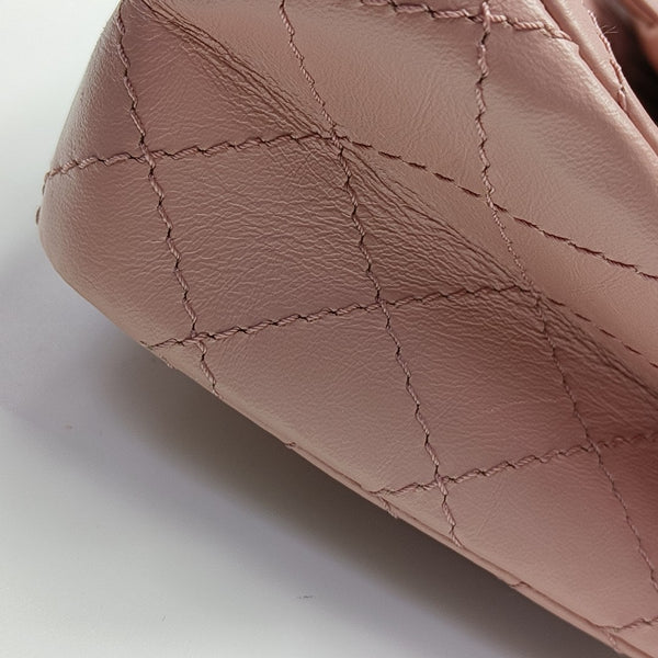 2.55 225 (small) Quilted Vintage Calf Pink