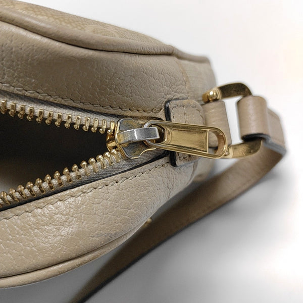 Authenticated pre-owned  Ophidia Mini Monogram Coated Canvas Beige - Shoulder Bag at Looply