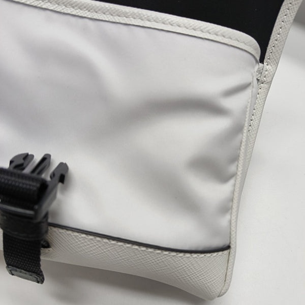 Nylon Crossbody Bag White