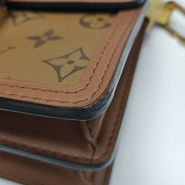 DAUPHINE Mini Coated Canvas Brown