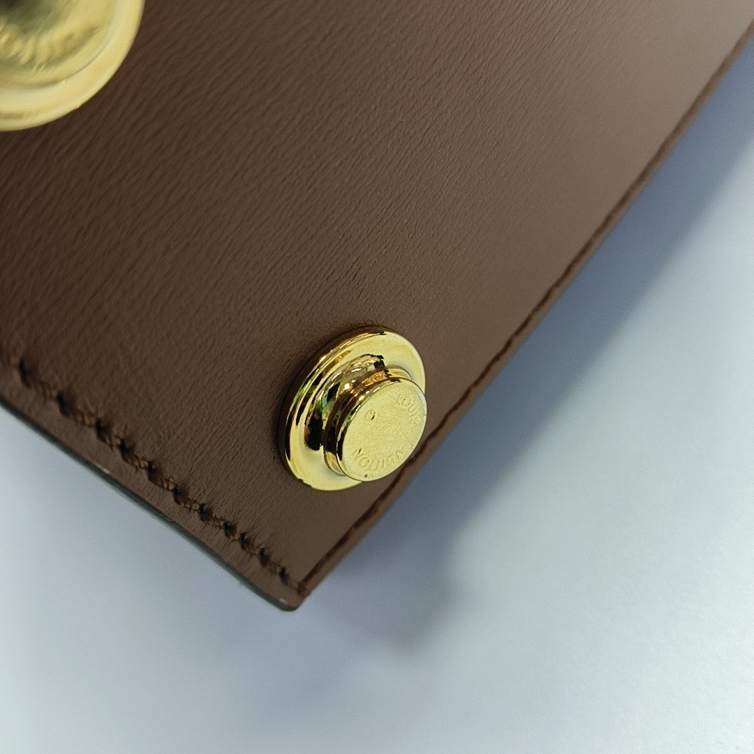 DAUPHINE Monogram Coated Canvas Brown