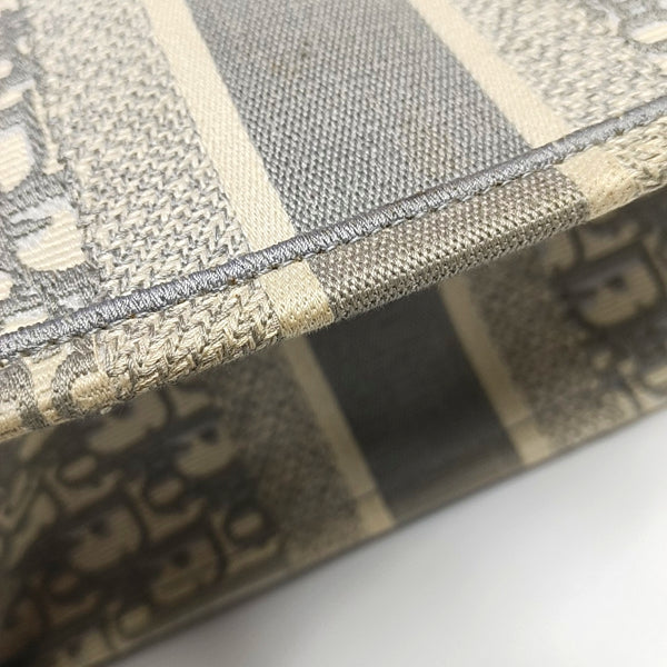 Book Tote Medium Oblique Canvas Gray