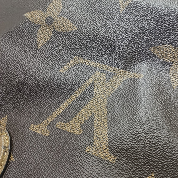 ONTHEGO MM Monogram Coated Canvas Brown