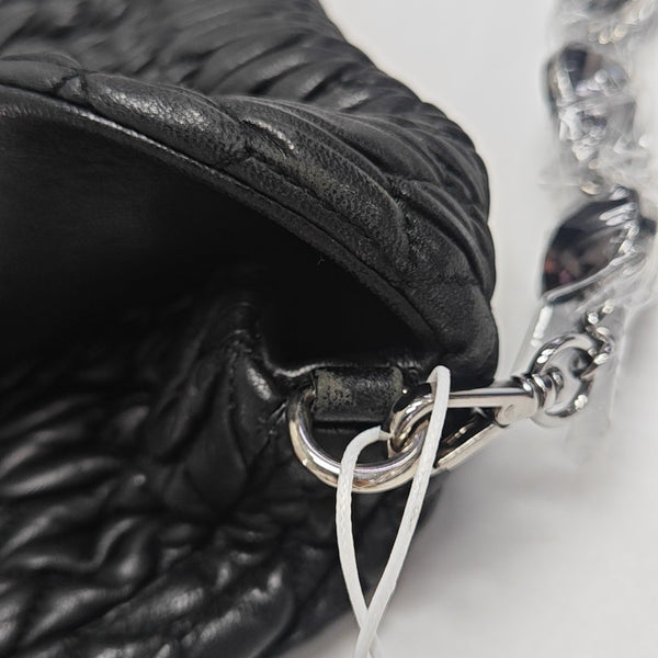 Crystal Lambskin Black
