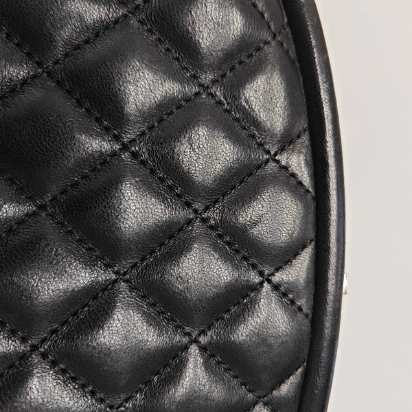 Quilted Lambskin Clutch Black