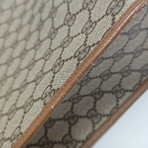 Monogram Coated Canvas Tote Bag Beige