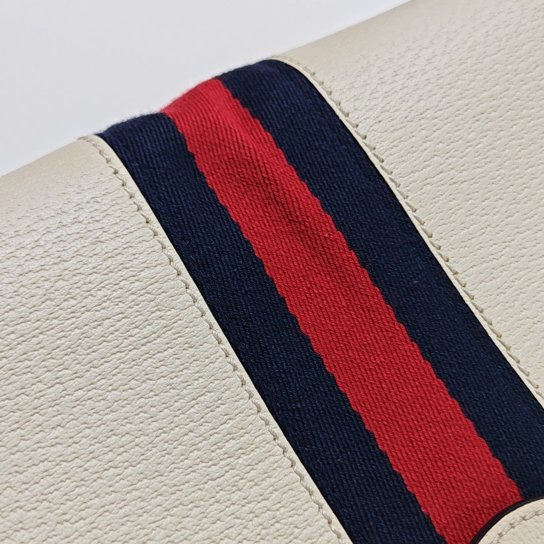 Ophidia Small Calfskin White