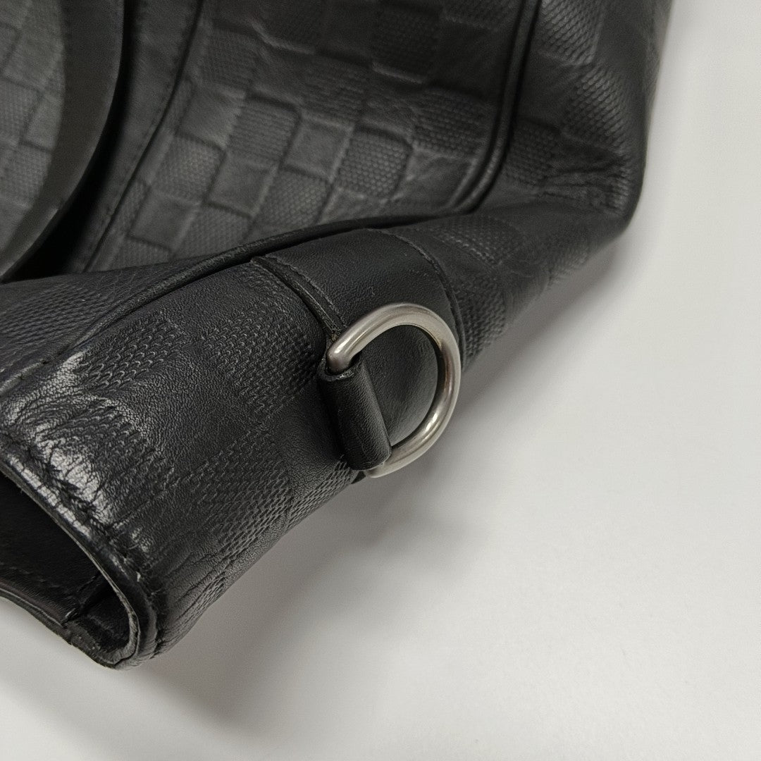 TADAO PM Damier Graphite Calfskin Black