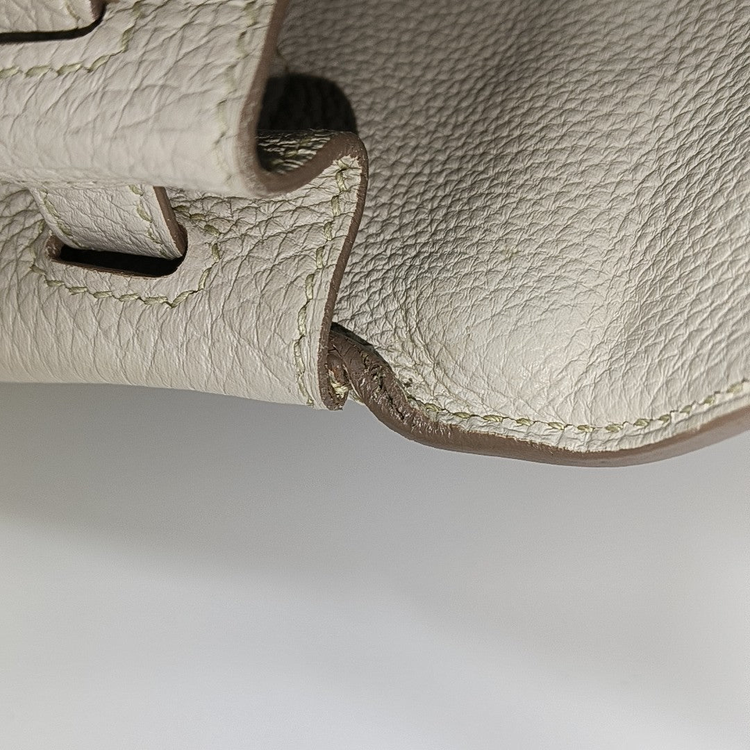 Kelly 25 Togo White
