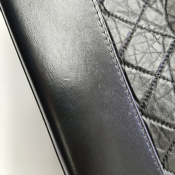 GABRIELLE Quilted Calfskin Black