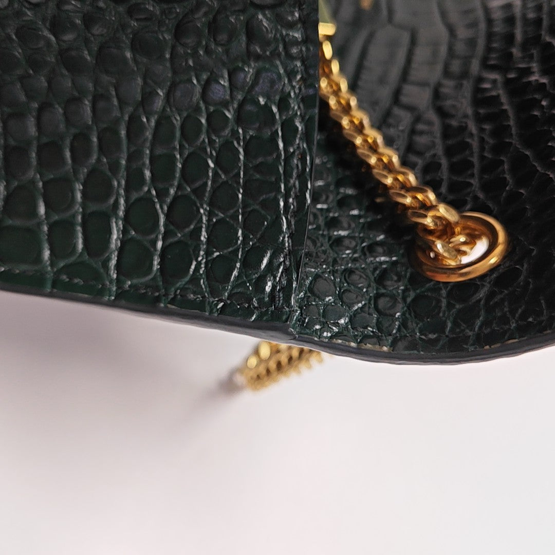 KATE Medium Calfskin Green