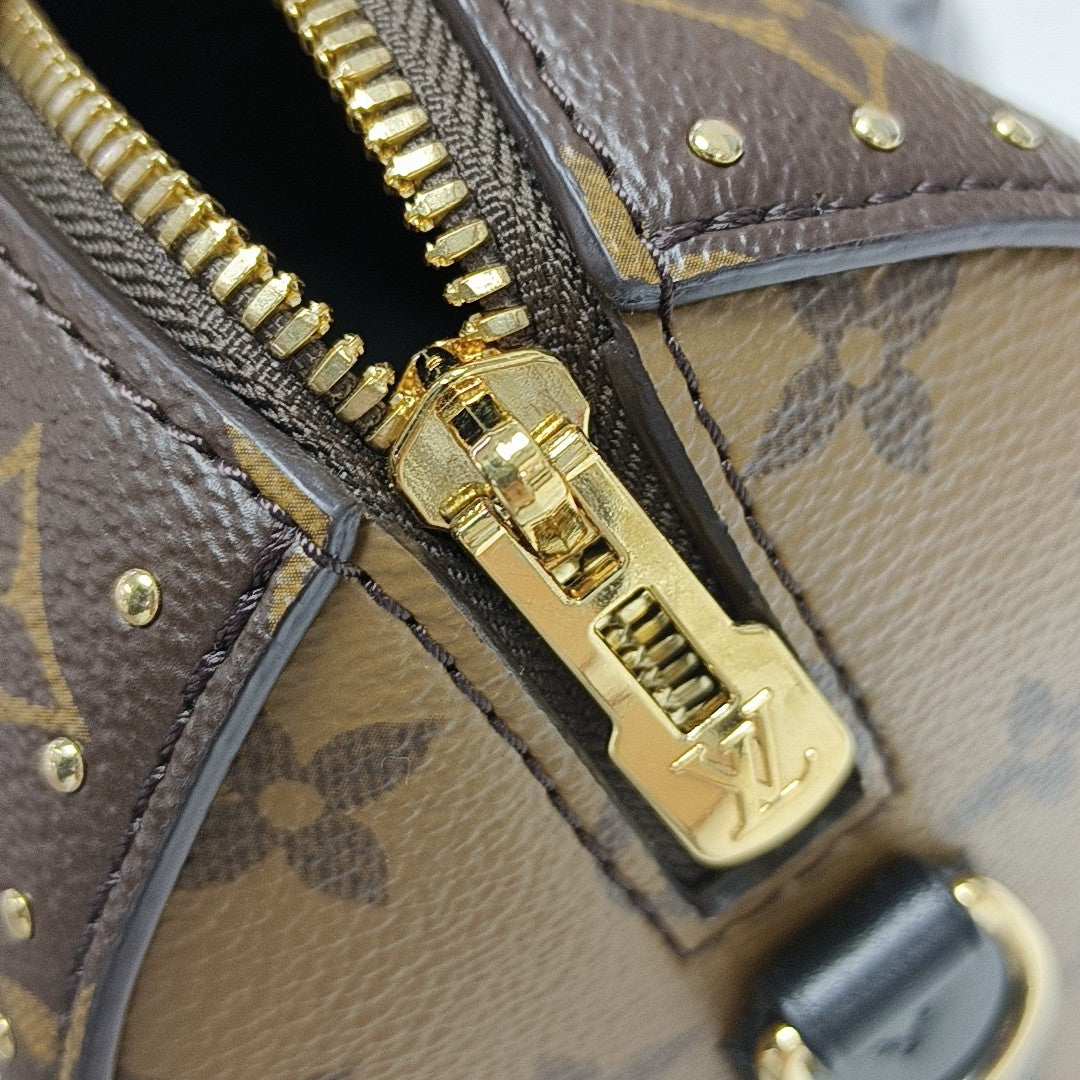 SPEEDY TRUNK 20 Monogram Coated Canvas Brown