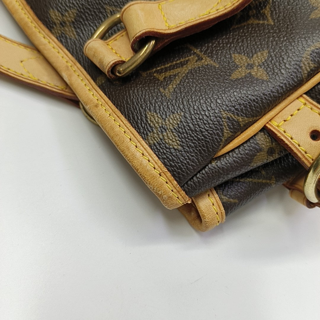 BATIGNOLLES PM Monogram Coated Canvas Brown