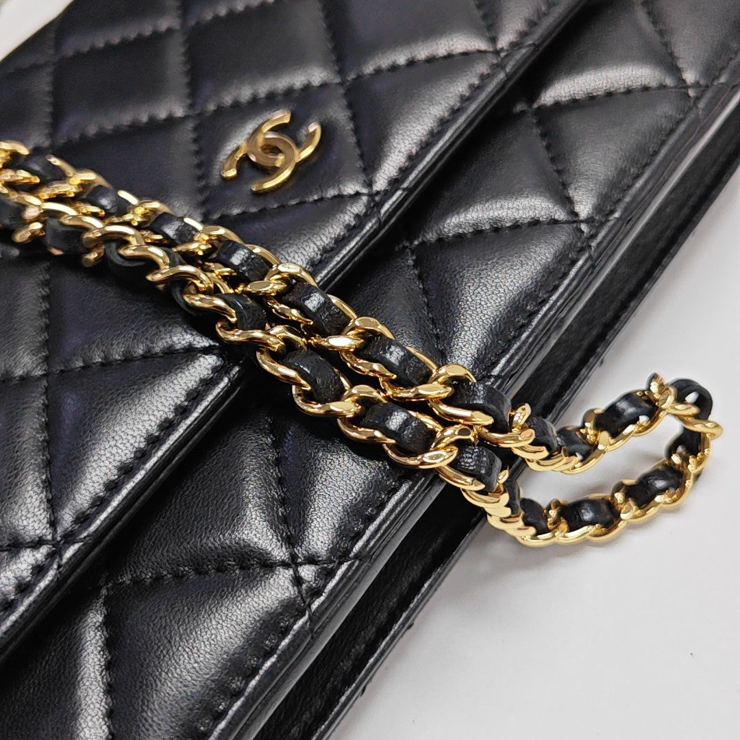 WOC Mini Lambskin Black