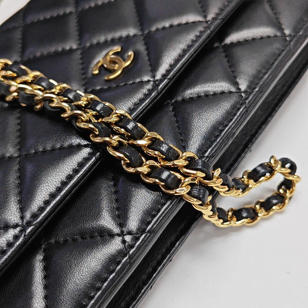 WOC Mini Lambskin Black