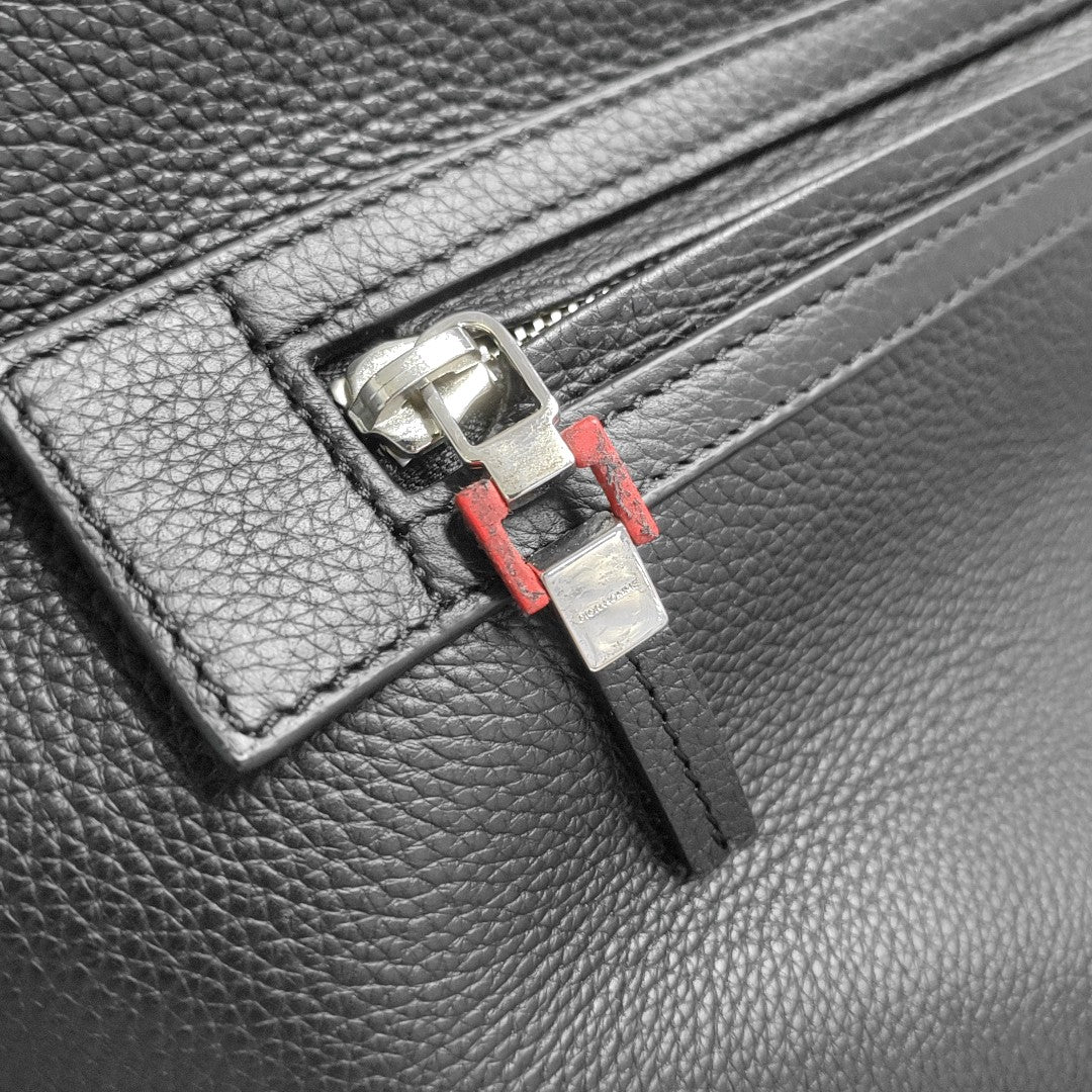 Calfskin Shoulder Bag Black