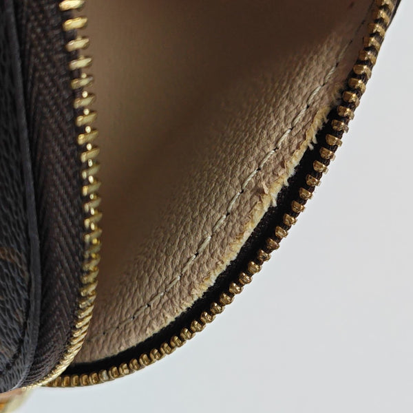COSMETIC PM Monogram Coated Canvas Brown