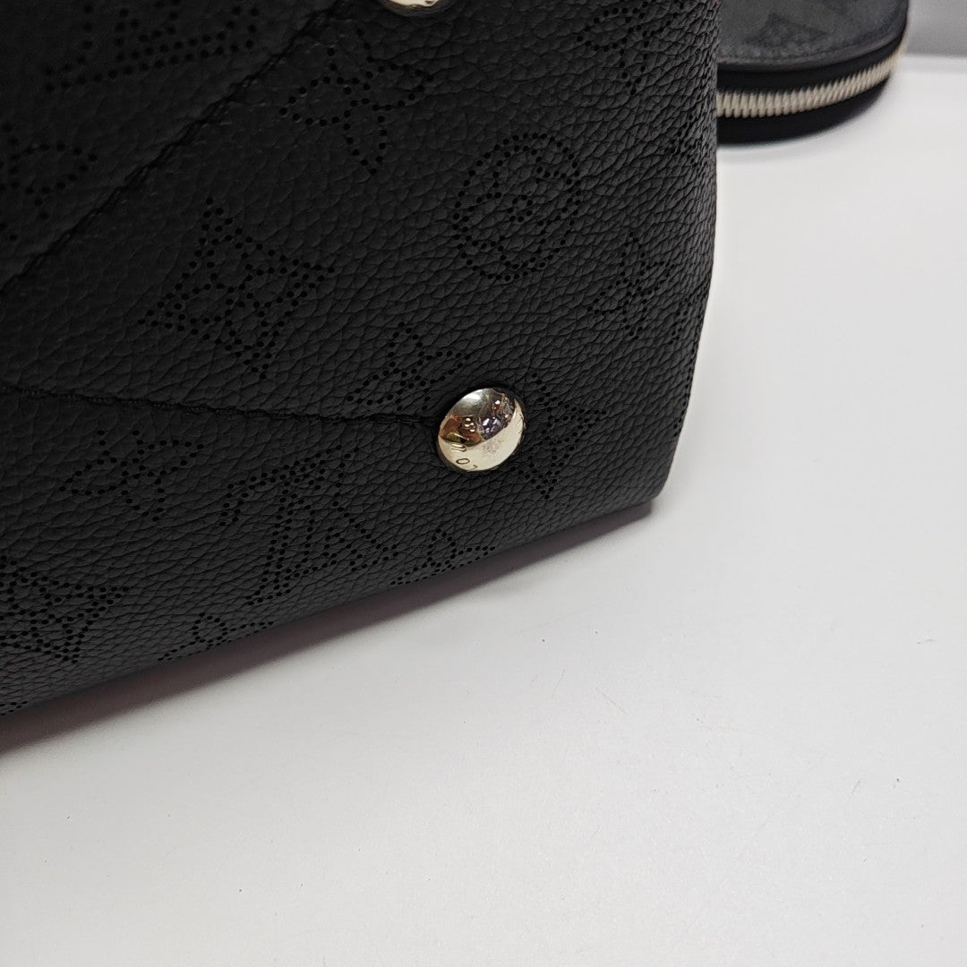 BELLA Monogram Calfskin Black