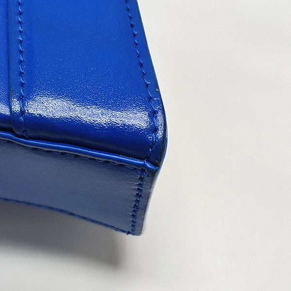 Authenticated pre-owned  Hourglass Mini Calfskin Blue - Shoulder Bag at Looply