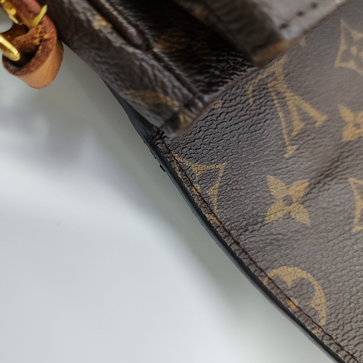 MÉTIS MM Monogram Coated Canvas Brown