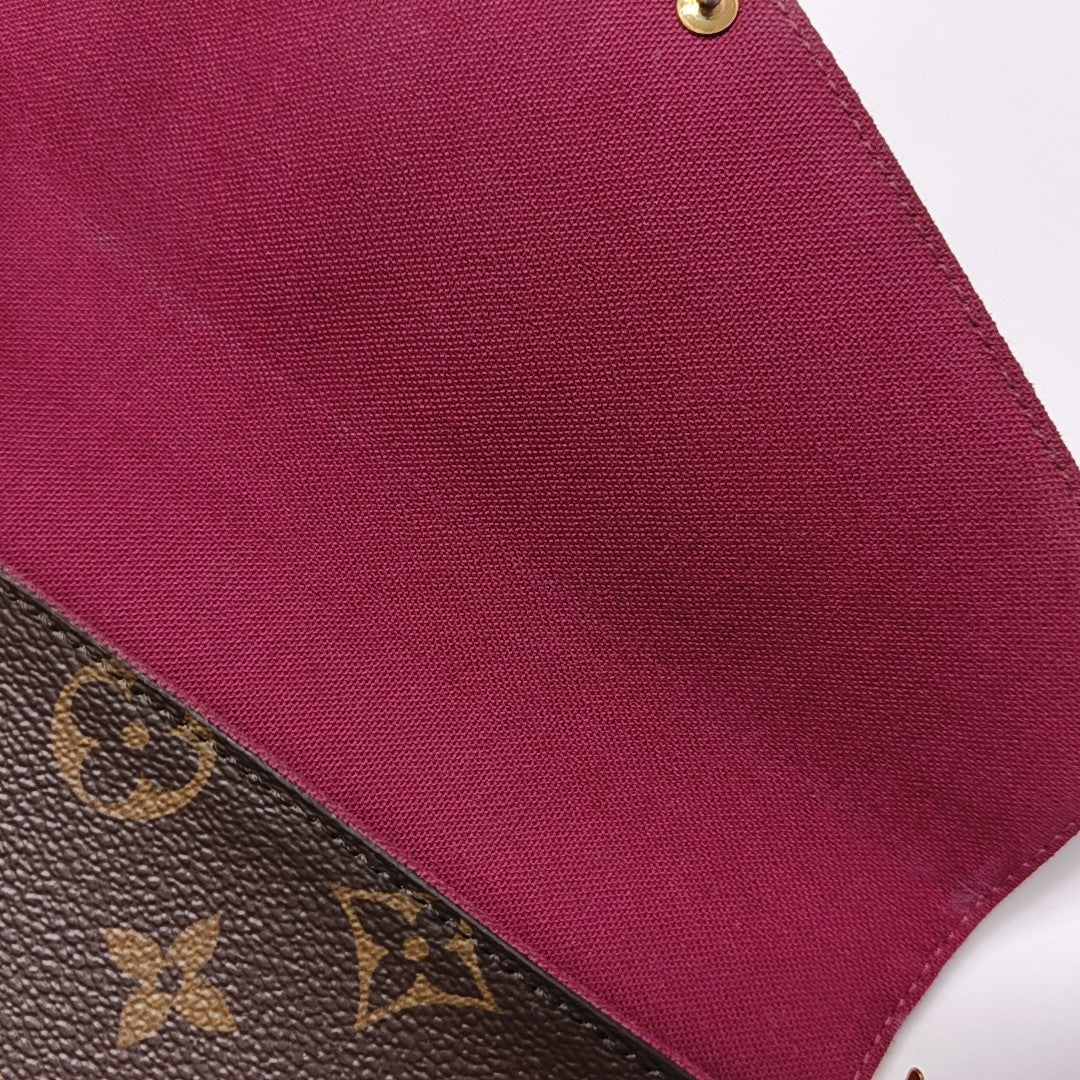 Authenticated pre-owned  FÉLICIE Monogram Coated Canvas Brown - Shoulder Bag at Looply